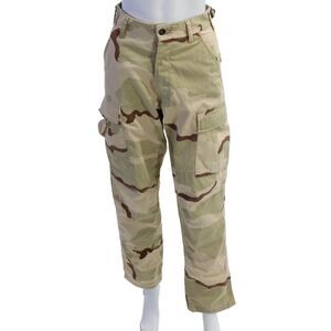 Riley Womens Cotton Zip Button Camo Printed Pants Nude Size XS